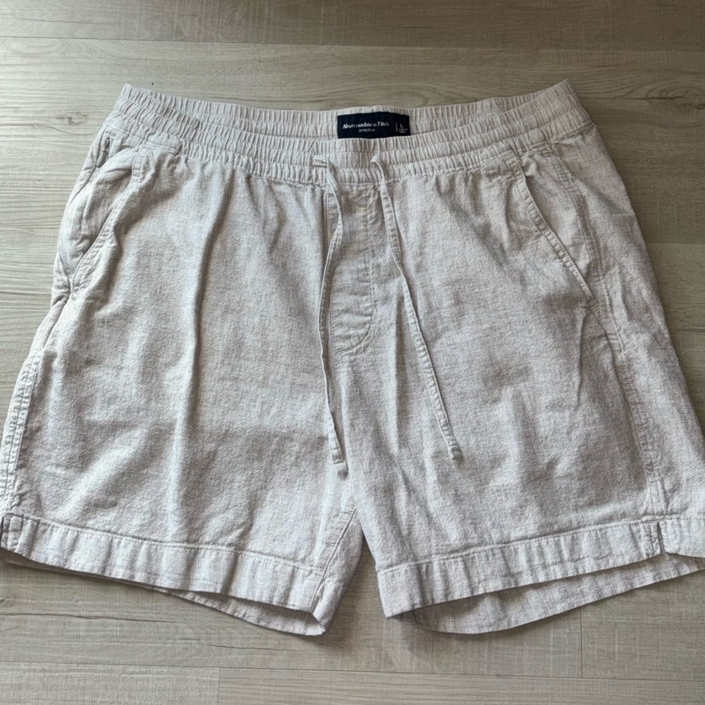 Abercrombie & Fitch Linen Blend Shorts